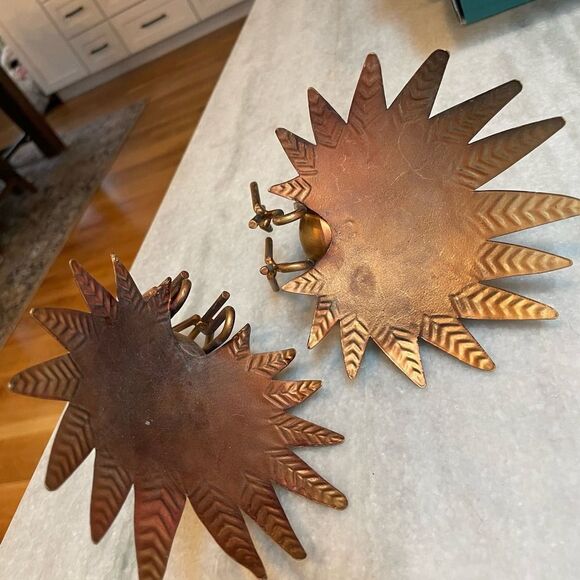 Pair Copper Colored Turkey Thanksgiving Candle Sticks - Picture 2 of 10